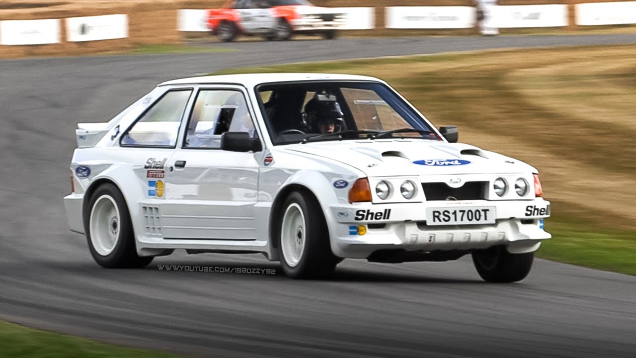 400HP Ford Escort RS1700T Group B Prototype in Action: Lovely Turbo Noises, Accelerations & Sound!