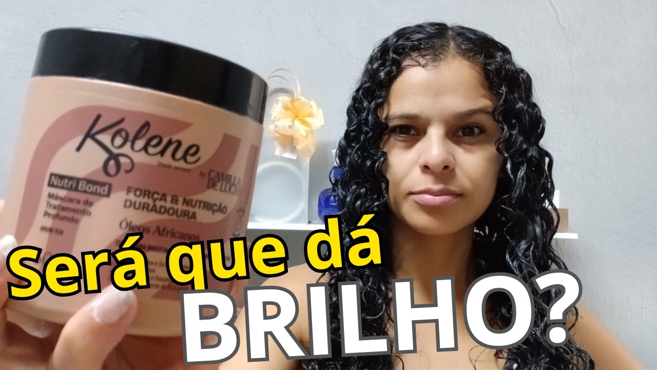 TESTEI A MÁSCARA KOLENE ÓLEOS AFRICANOS BY CAMILLA DE LUCAS
