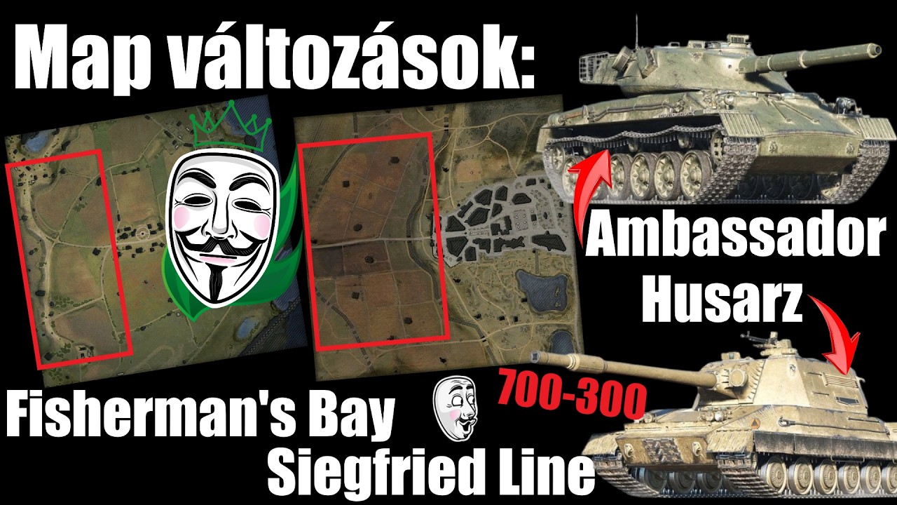 Heti hírek: Térképváltozások, új szuperteszt tankok - World of Tanks