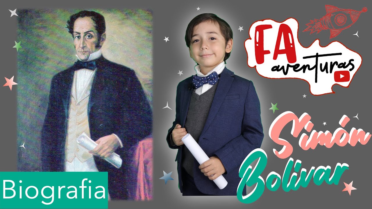 Simón Bolivar para Niños / Video Educativo Biografía Corta Simón Bolivar 2021 😊👍🏼