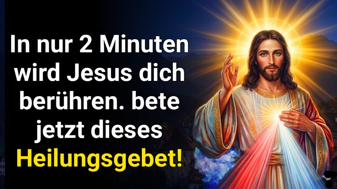 &Uuml;berspringe dies nicht. Jesus wird es dir schenken. Ein kraftvolles Wundergebet um Heilung.