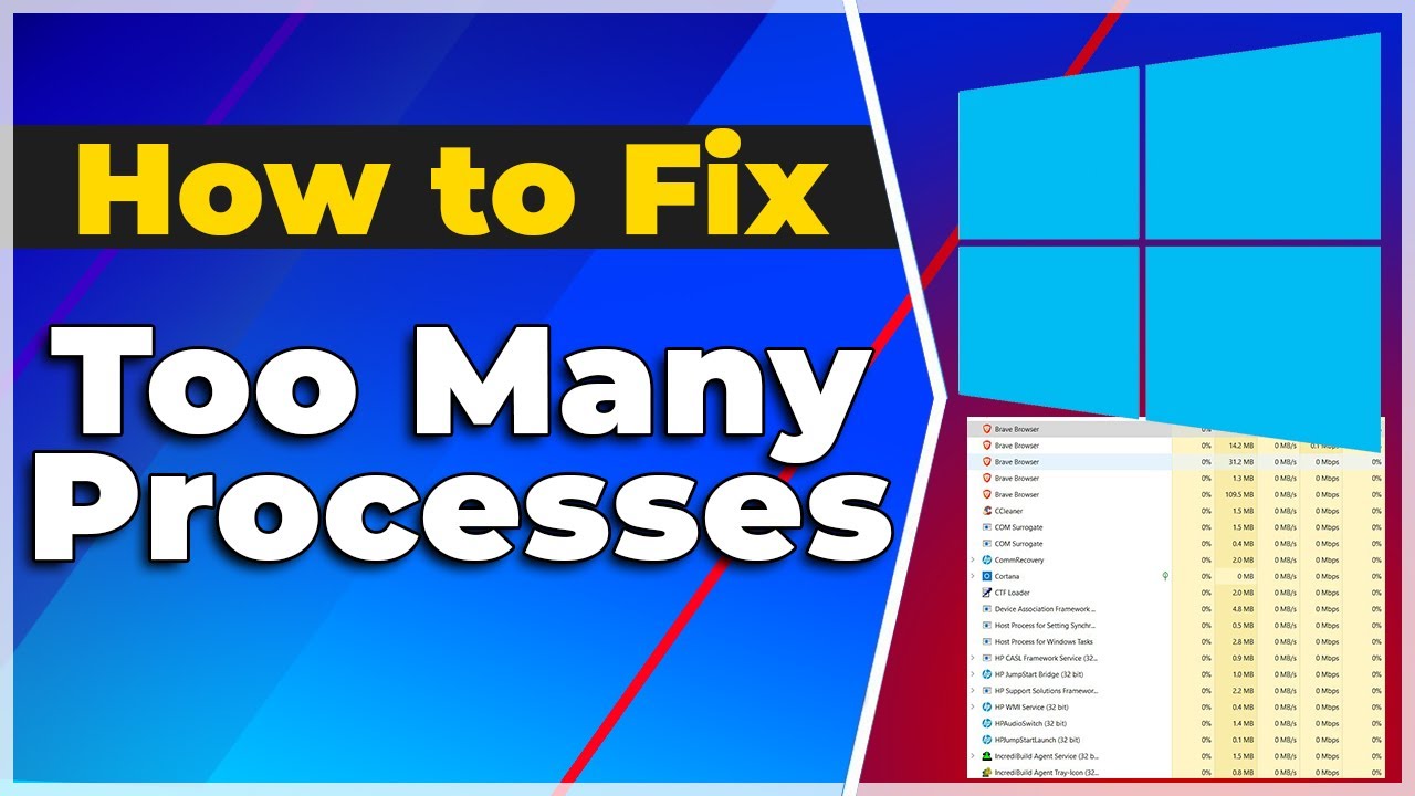How to FIX: Too Many Background Processes on Windows 10/11❗(2024) (Tutorial)✅