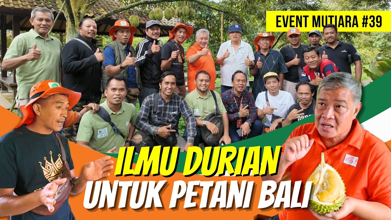 Jangan Mengkal! Pemerlakuan Durian Sebagai Komoditas Industri Besar | EventMutiara #39