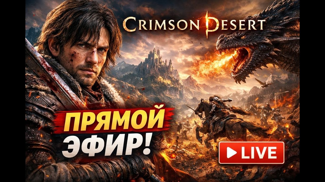 CRIMSON DESERT. ПЕРВЫЙ СТРИМ