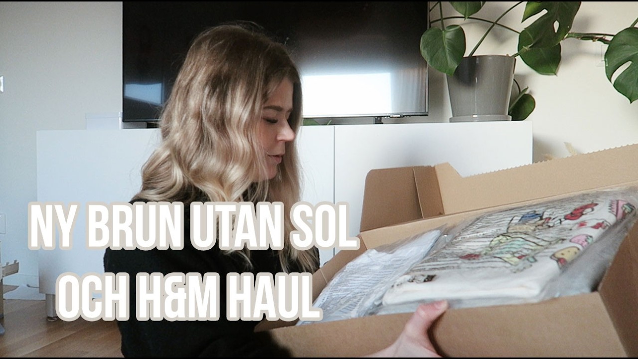 NY BRUN UTAN SOL och H&M HAUL TILL BARNEN / vlogg