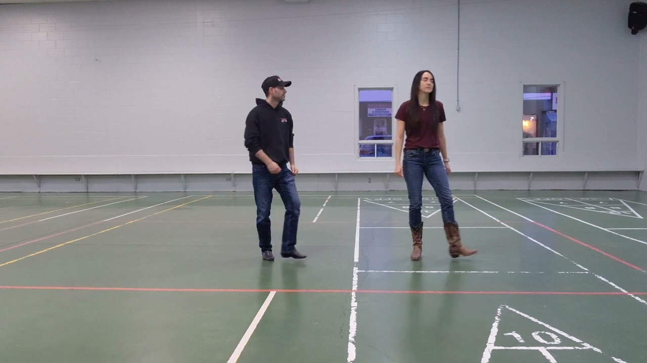 Baby boots AB line dance