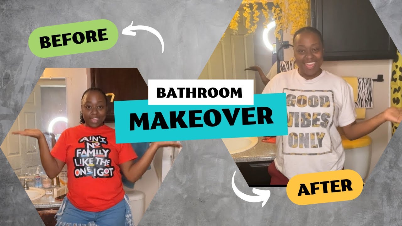 DIY Apartment Bathroom Makeover One Weekend One Paintbrush | Aesthetic Decor | Pinterest-Worthy 💕