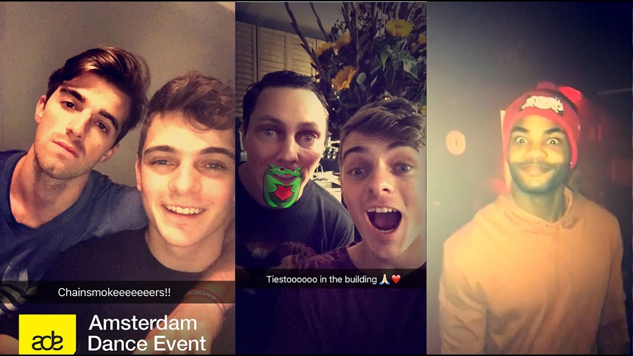 Martin Garrix Snapchat Video Ft Tiesto,The Chainsmokers,King Bach,Amanda Cerny