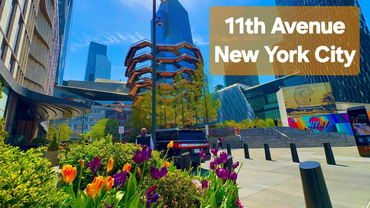 Walking 11th Avenue NYC | Scenic New York City Street Tour 4K