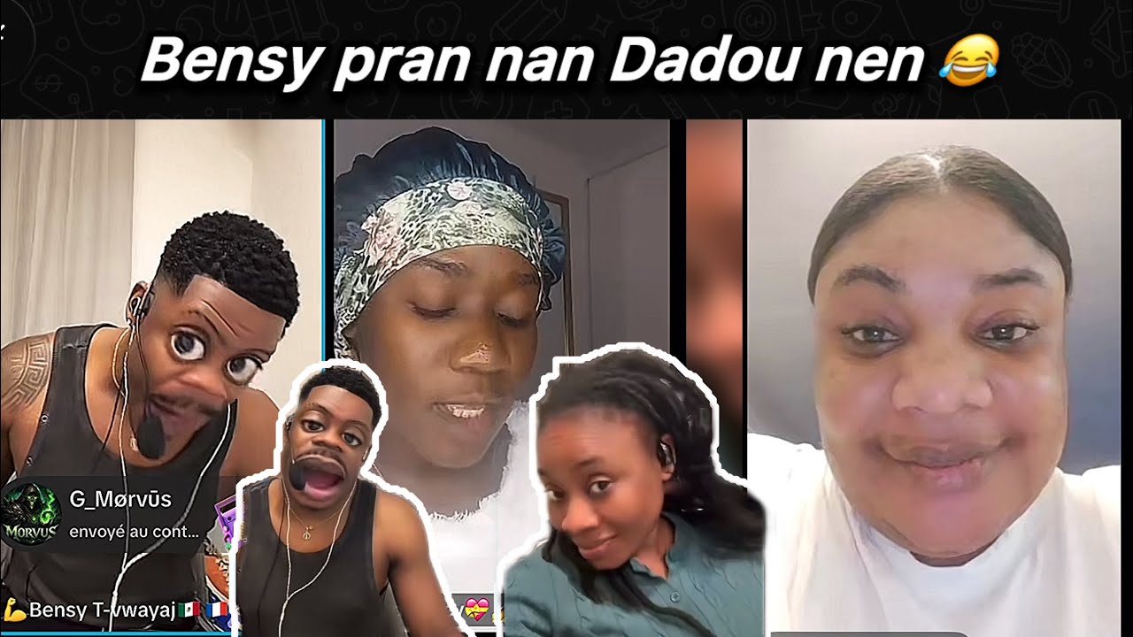 😂 Mezanmi bensy pran nan fanm lèd 🤣 live la kraze - vinn ri 