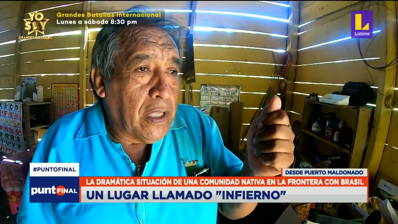 La dramática situación de una comunidad nativa en la frontera con Brasil