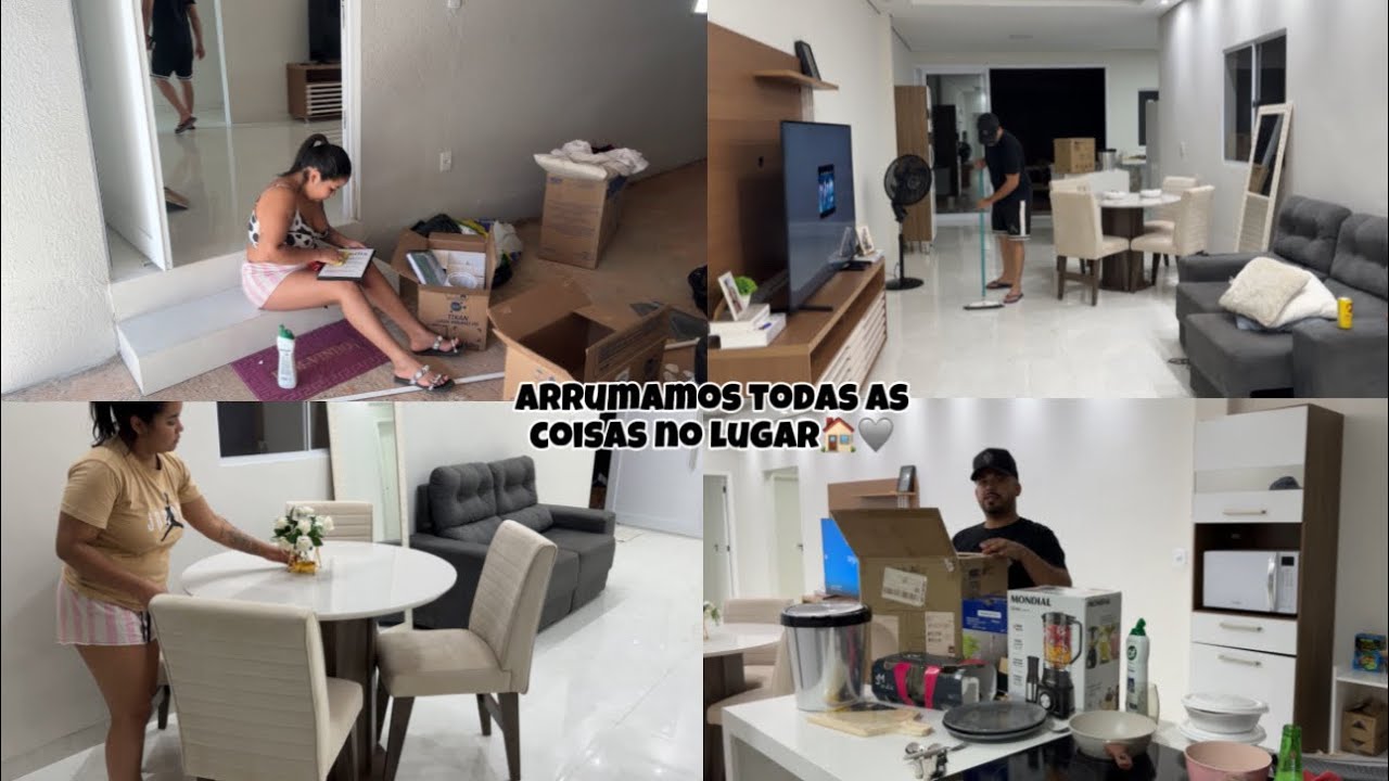 ARRUMAMOS TODAS AS COISAS NO LUGAR🏠🩷