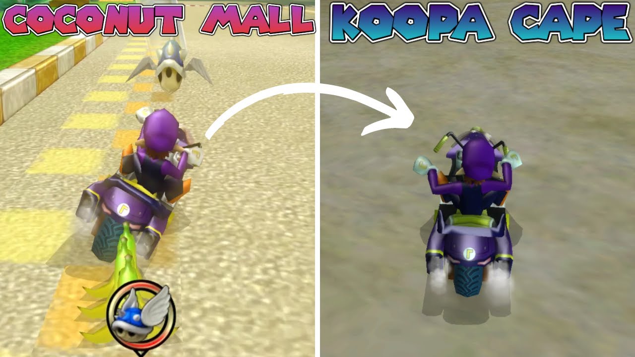 Mario Kart Wii but every time Waluigi gets hit the track changes