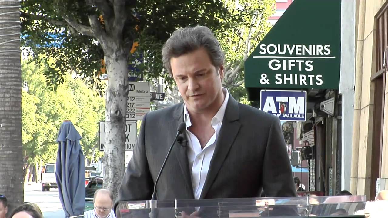 Colin Firth honored with Hollywood Walk of Fame Star
