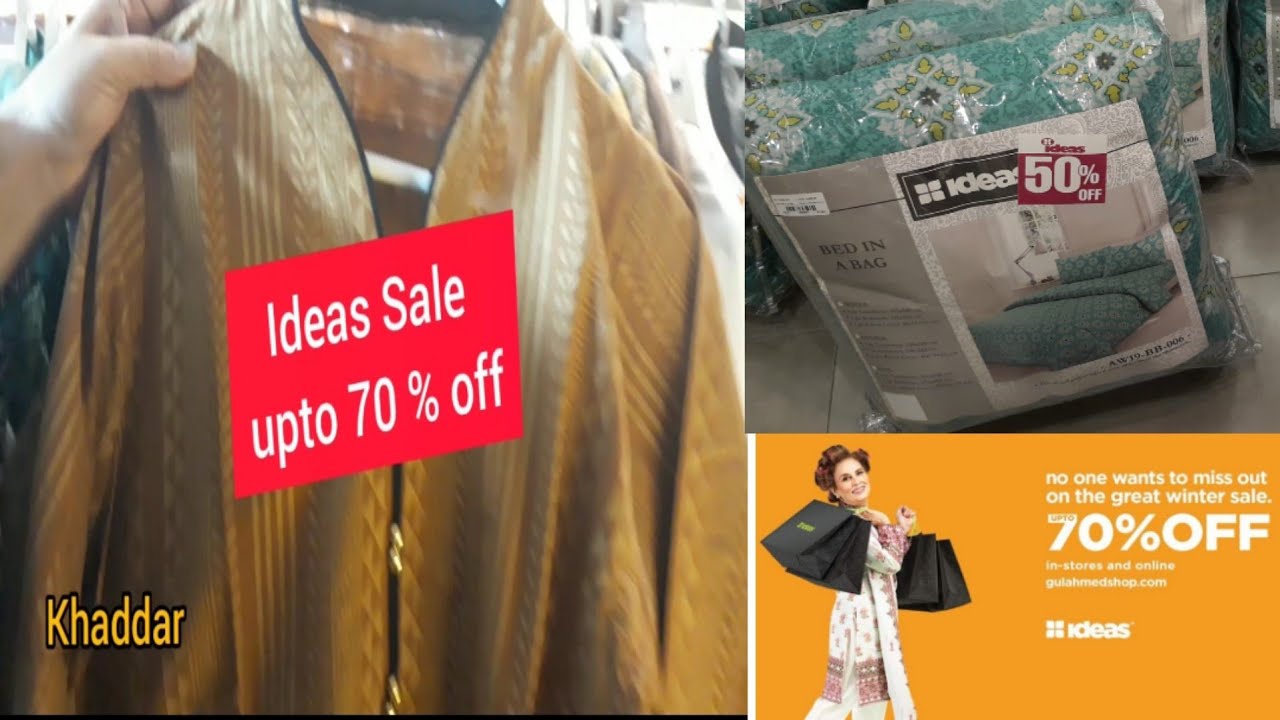 ideas Gul Ahmed 70% off Winter Sale with price- Vlogs for all