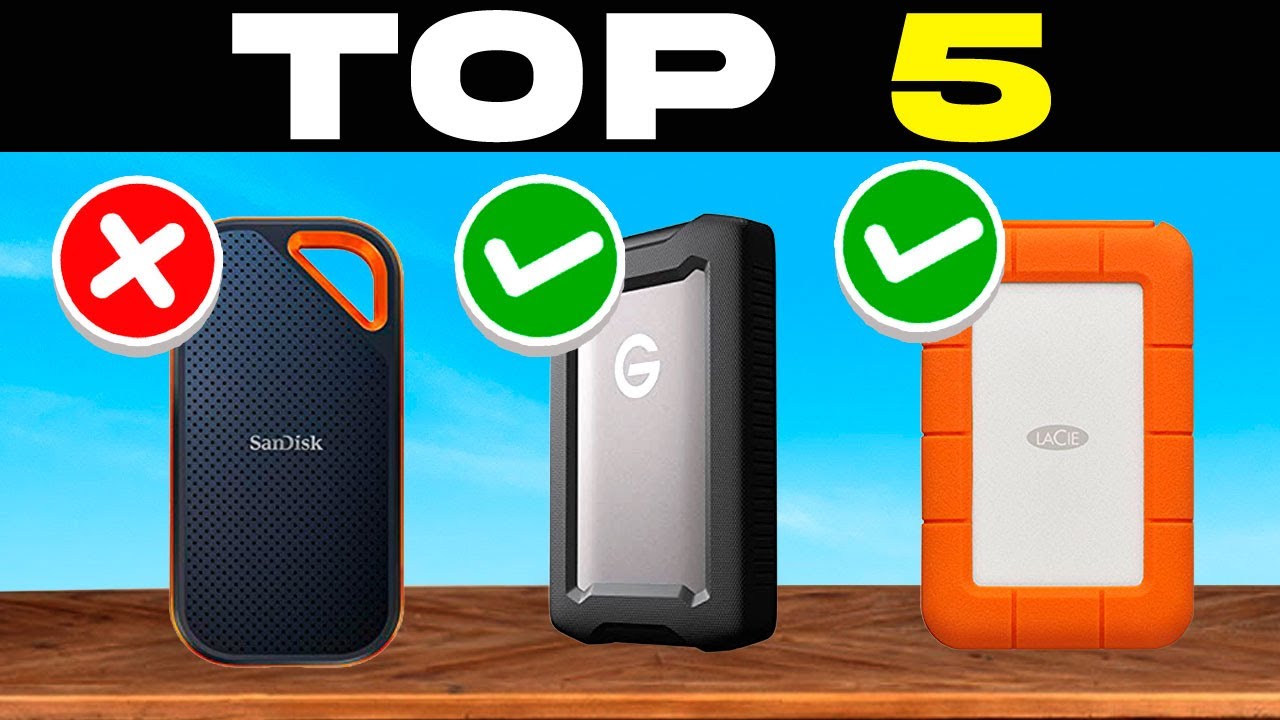 TOP 5 BEST HARD DRIVES for PHOTOGRAPHERS 2026 | EXTERNAL DRIVES AMAZON