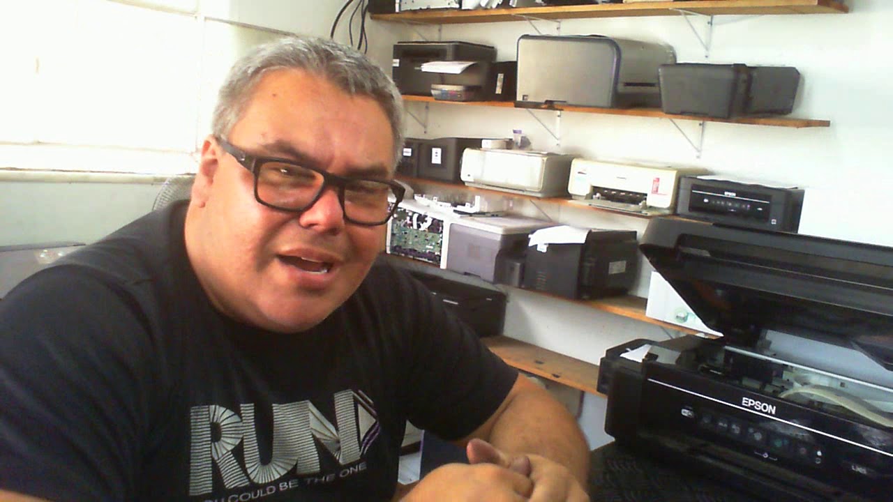 EPSON L365 E SIMILARES, ERRO LIGA APÓS ALINHAR FAZ UM BARULHO E TRAVA E PISCA TODAS AS LUZES.