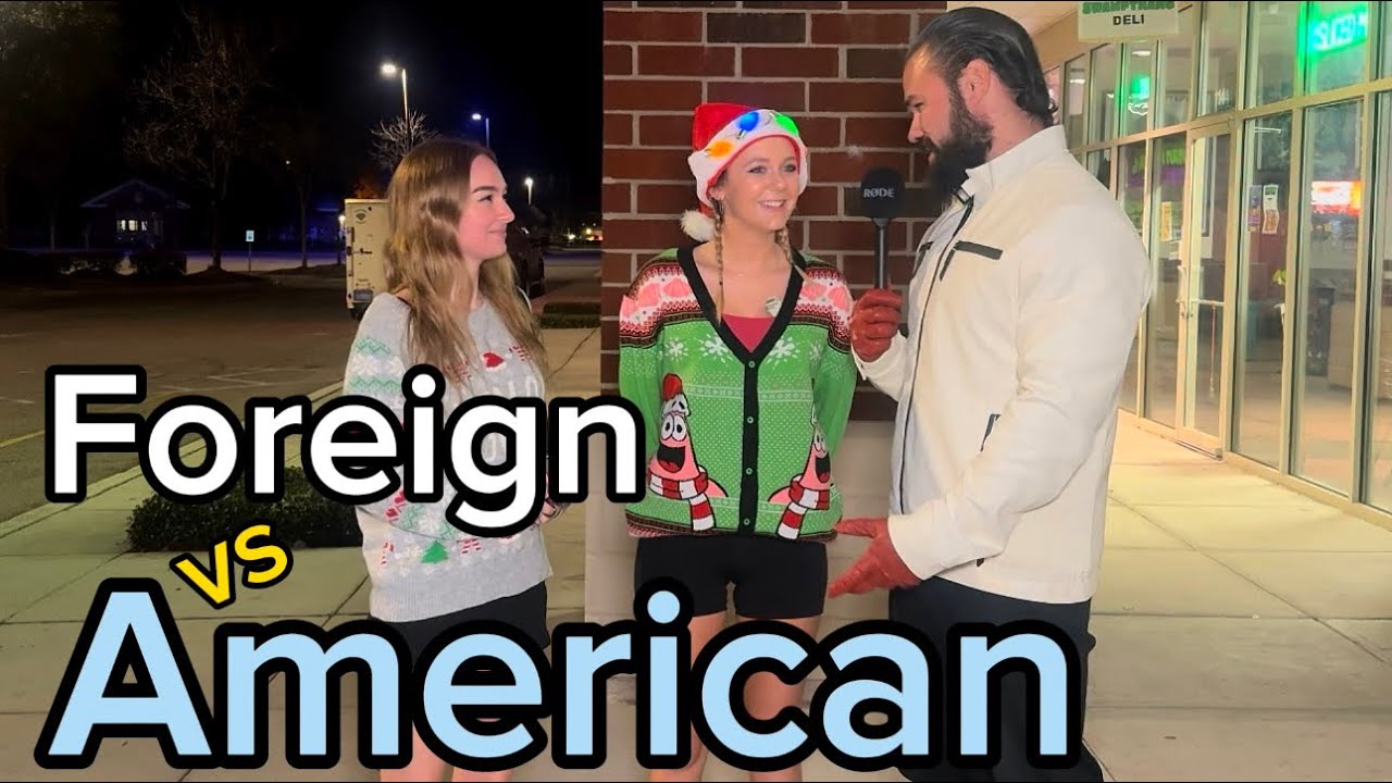 Foreign vs American Men - College Girls Interview