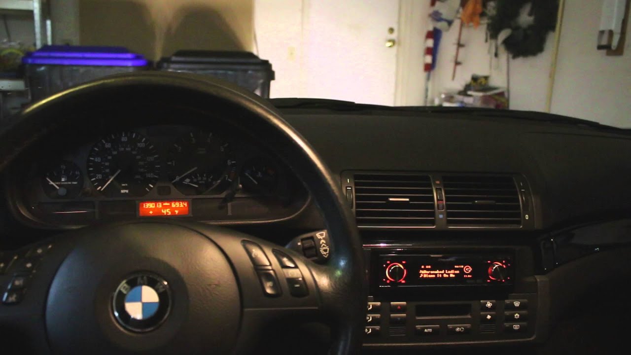 BMW E46 car audio system