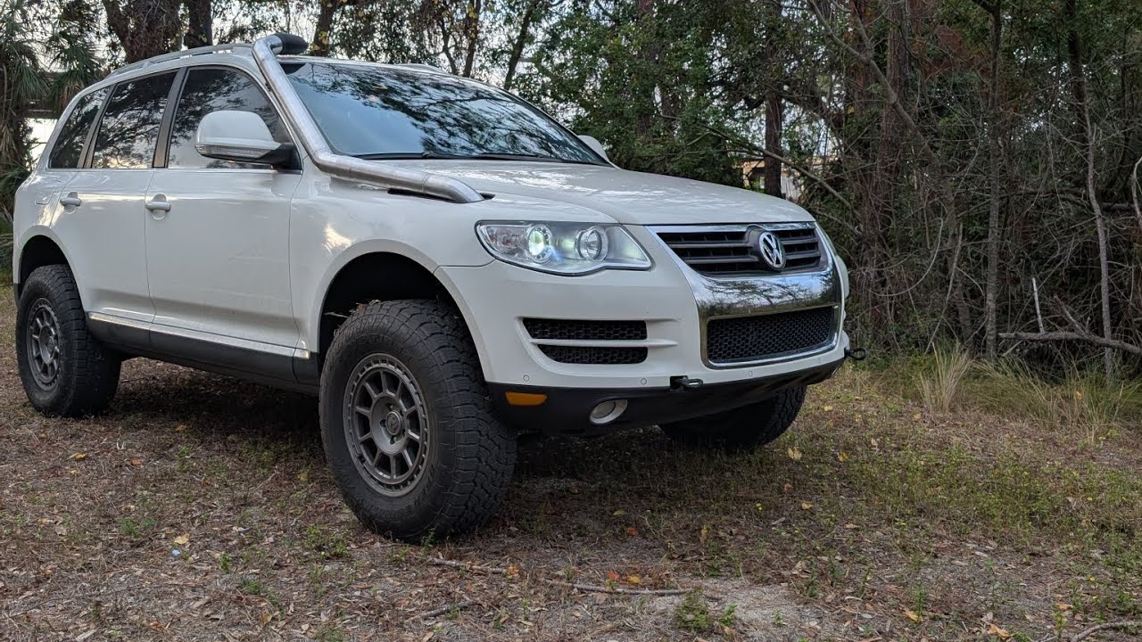 Panzergonia part 4. Eurowise subframe spacers and pia snorkel install. Touareg things