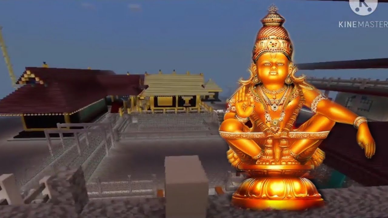Sabarimalai Sri Ayyappan sannidhanam in MINECRAFT PE