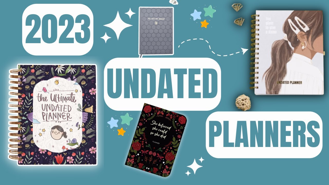 TOP UNDATED PLANNERS FOR 2023 ✨|2023 Planner India | Indian 2023 Planner Review |The Productive Girl