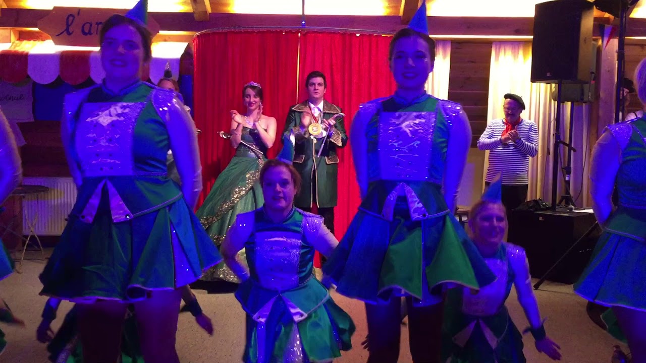 Veteranenball 2018 - Auftritt FZB Prinzenpaar + Prinzengarde