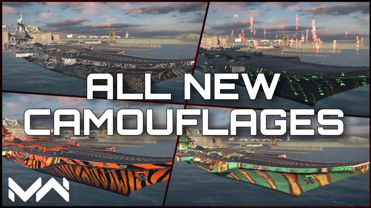 JULY Battle Pass Camouflages | Modern Warships ALPHA UPDATE
