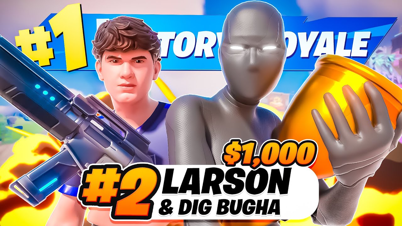 2ND PLACE DUO CASH CUP FINALS ($1,000)🏆(ft. BUGHA) | Larson