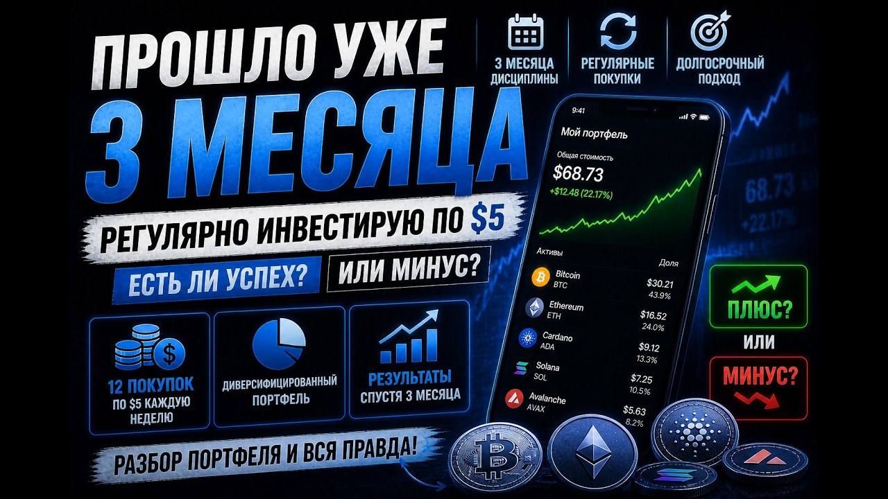 ПОКУПАЛ КРИПТУ КАЖДУЮ НЕДЕЛЮ,  Убыток или профит?