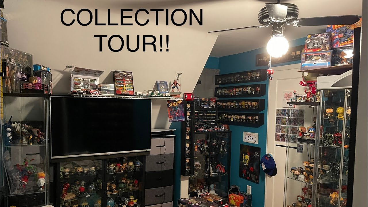 Huge Collection Room Tour - WWE, Transformers, Marvel, Funko, Pokemon, Hot Wheels, Comics