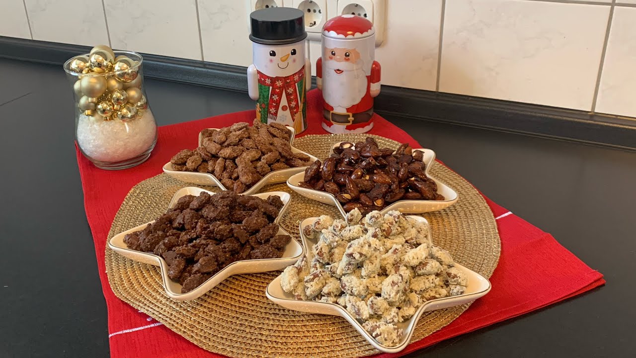 Gebrannte Mandeln wie von Weihnachtsmarkt/ gelingsicher gebrannt Mandel/ Schnell Mandel/ Simona