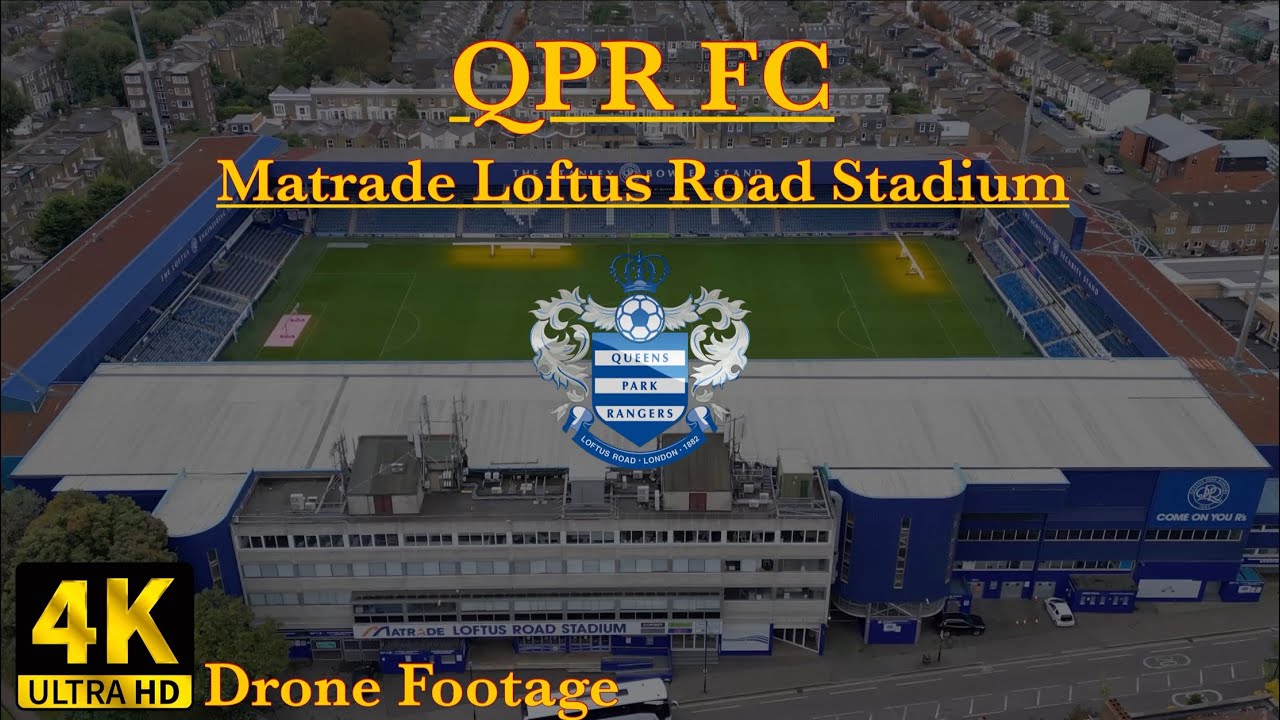 Queens Park Rangers FC (Matrade Loftus Road Stadium) 4K Drone Footage