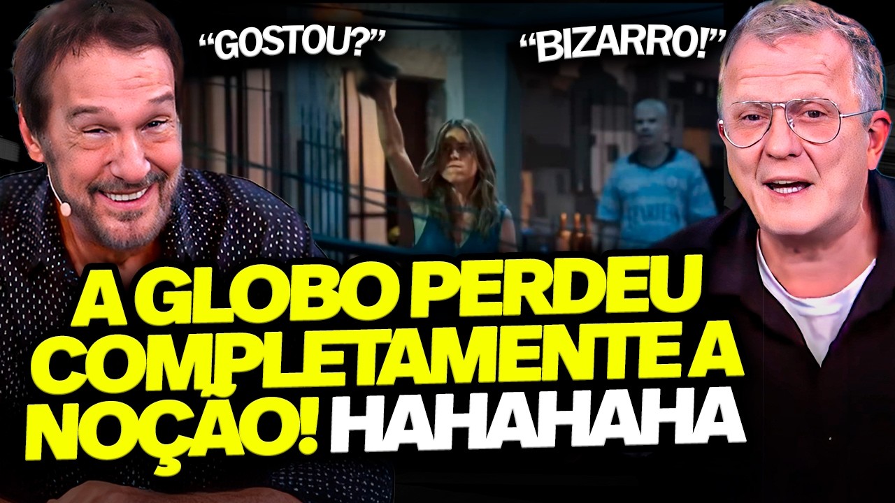 EM&Iacute;LIO E FELTRIN CHORARAM DE RIR REAGINDO A BIZARRICE NA NOVELA DA GLOBO