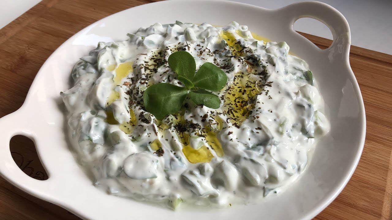 Yoğurtlu SEMİZOTU salatası ✔️ (semizotlu kuru cacık )