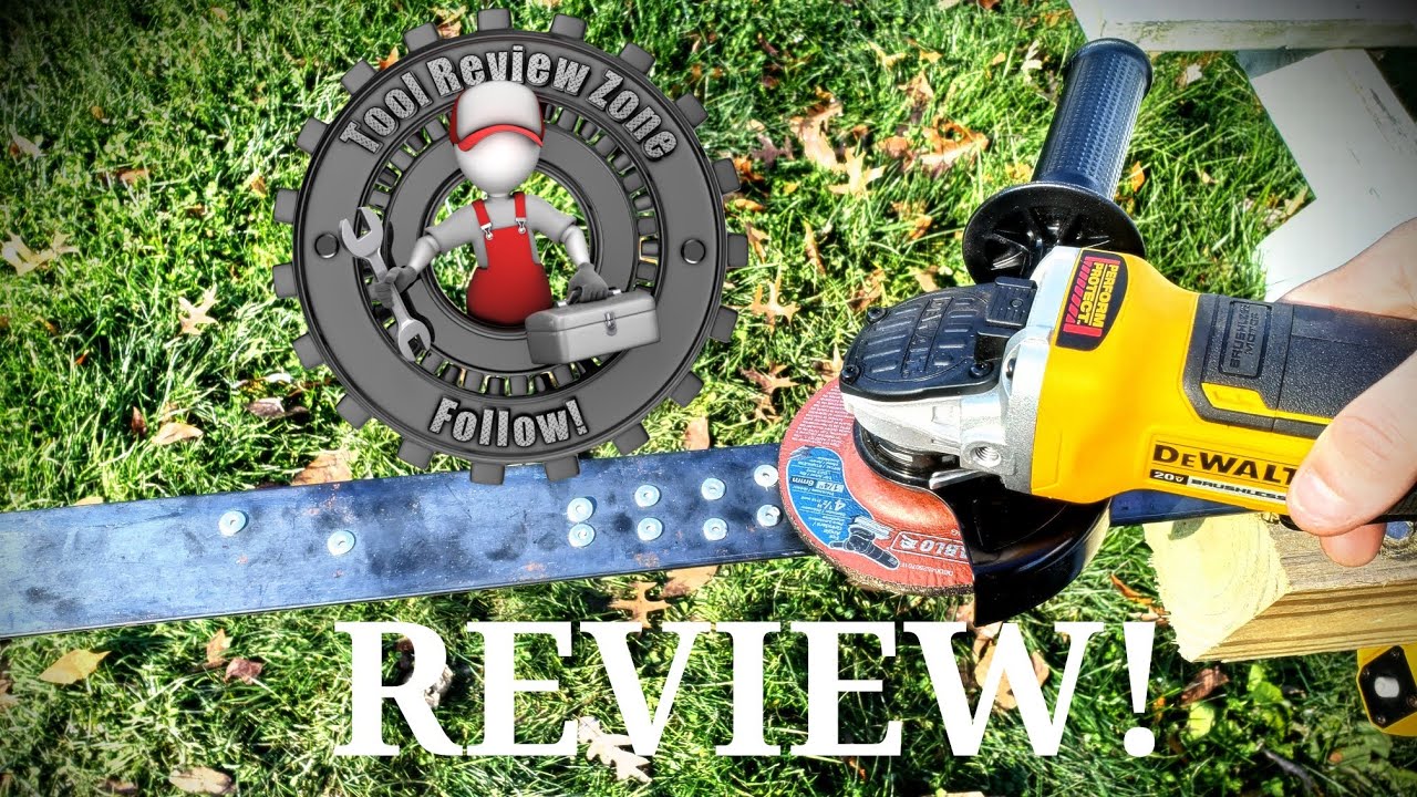 DEWALT 20V Max XR Cordless Brushless 4-1/2&rdquo; Angle Grinder REVIEW! (DCG413B)  #toolreviews #dewalt