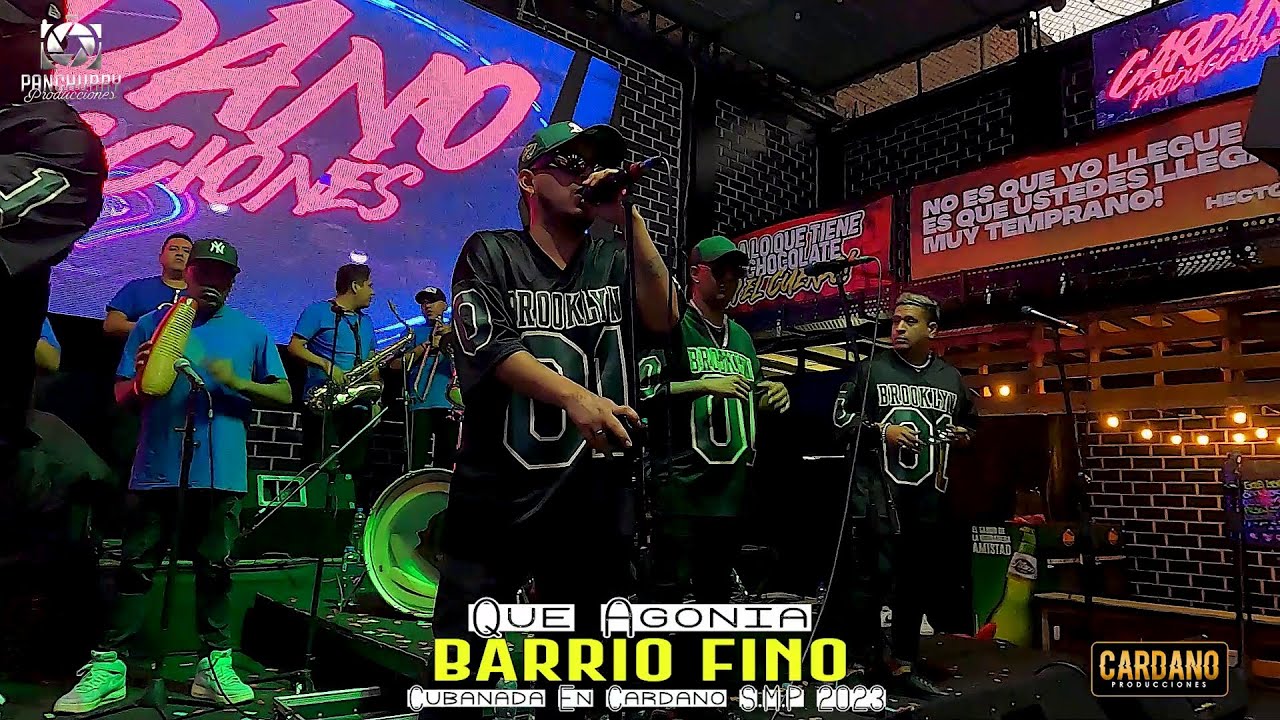 Que Agonía / Manos De tijera ❌ Barrio Fino 🎵  Cubanada En Cardano 2023