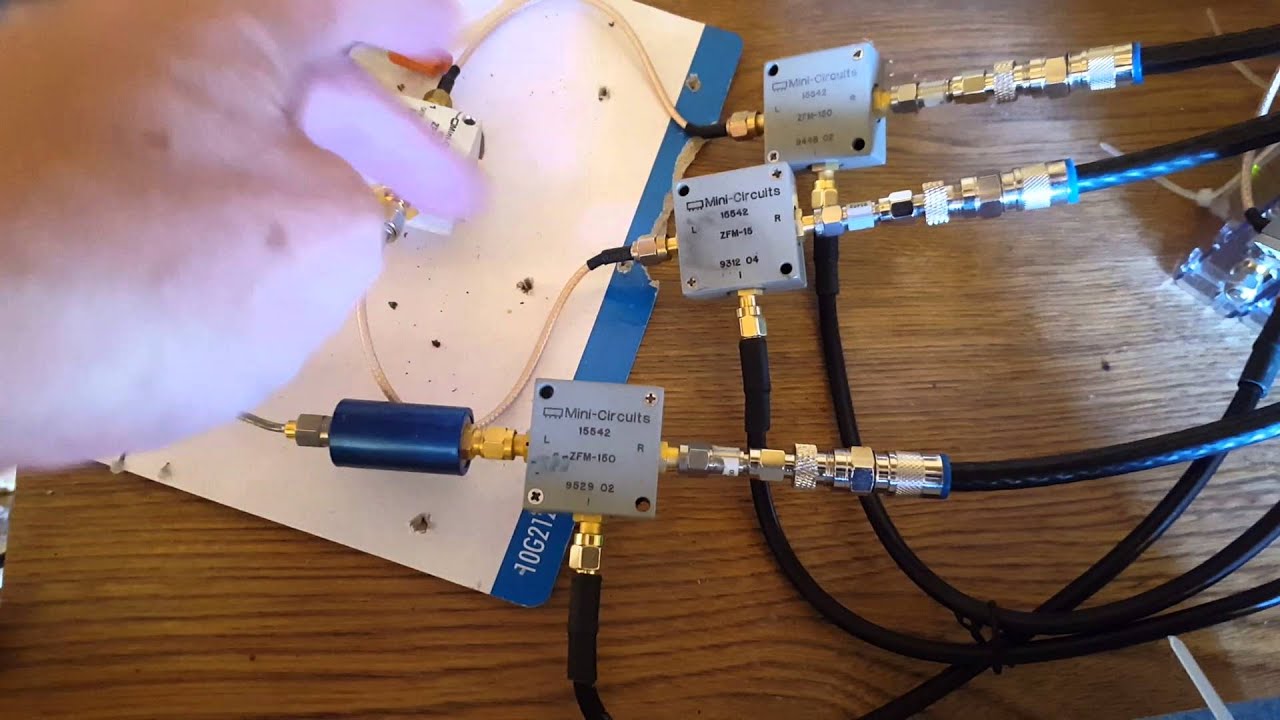 140 MHz wide band interferometer