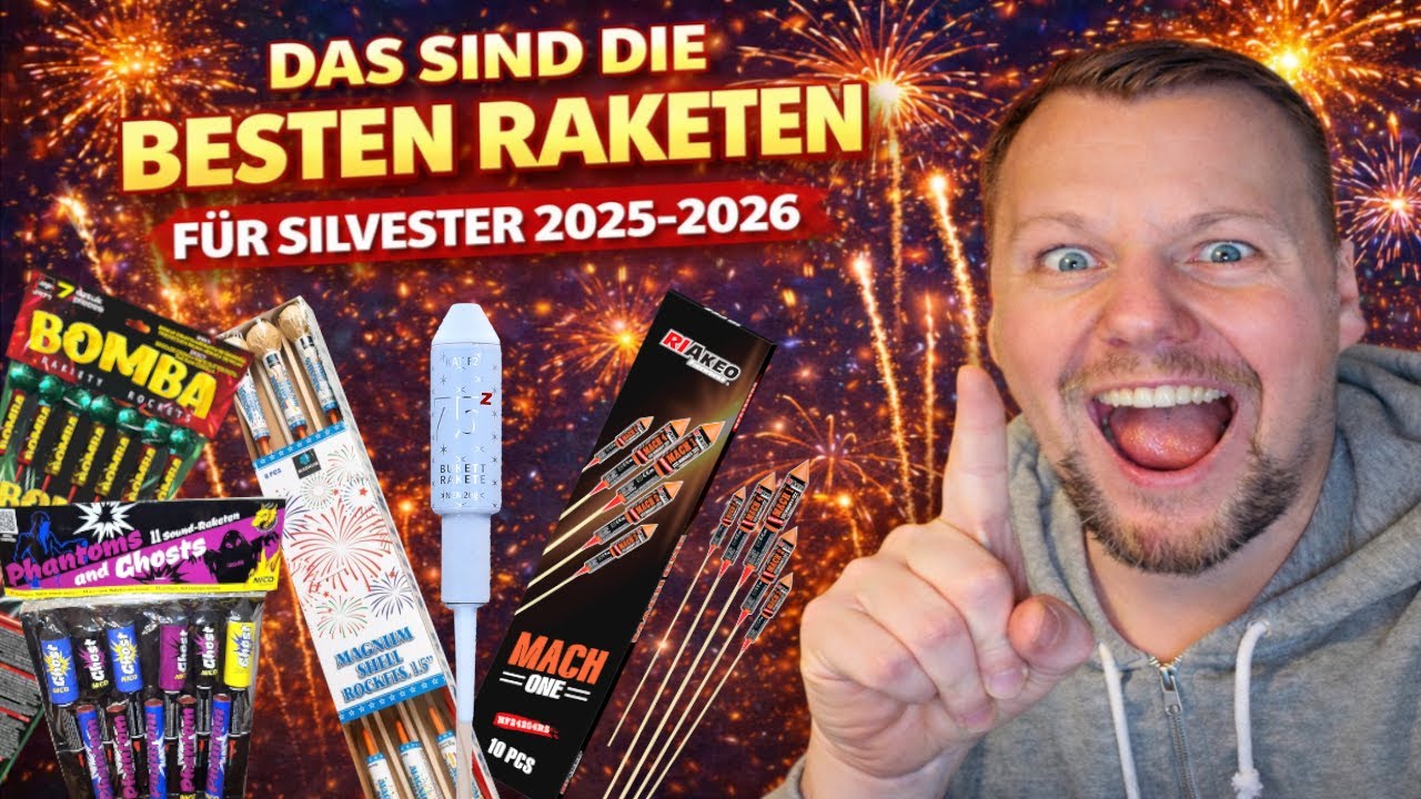 Das sind die BESTEN Raketen für dein SILVESTER 2025/2026🎆🚀
