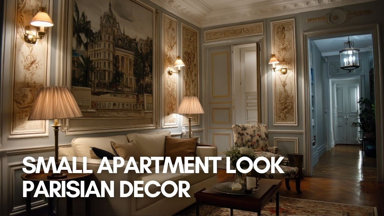 Make a Small Apartment Look Parisian | Cozy & Elegant Decor Ideas