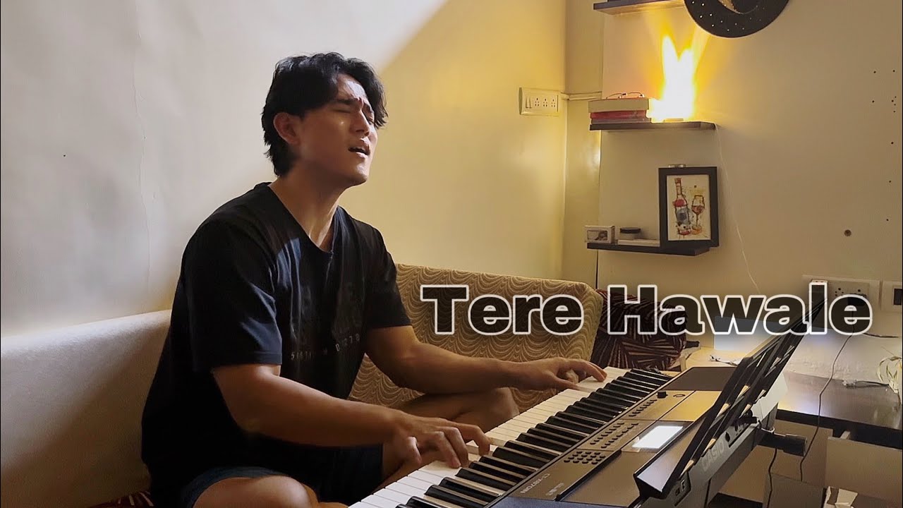 Tere Hawale Cover by @SobitTamang  played piano for the first time | Raw Cover