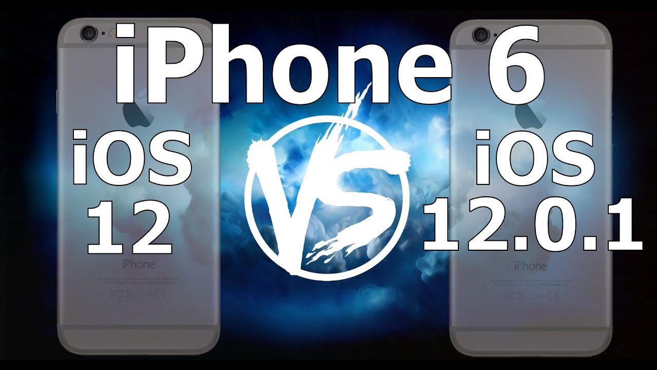Speed Test : iPhone 6 - iOS 12.0.1 vs iOS 12.0  (iOS 12.0.1 Build 16A404)