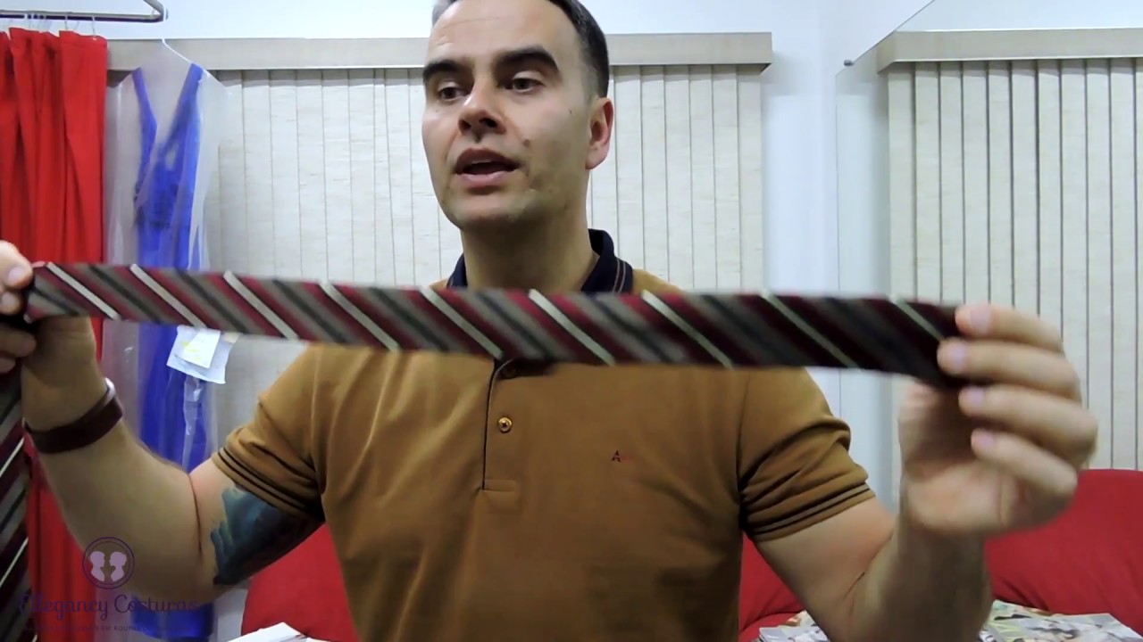 Transformar gravata llarga em gravata slim- Afinar gravata