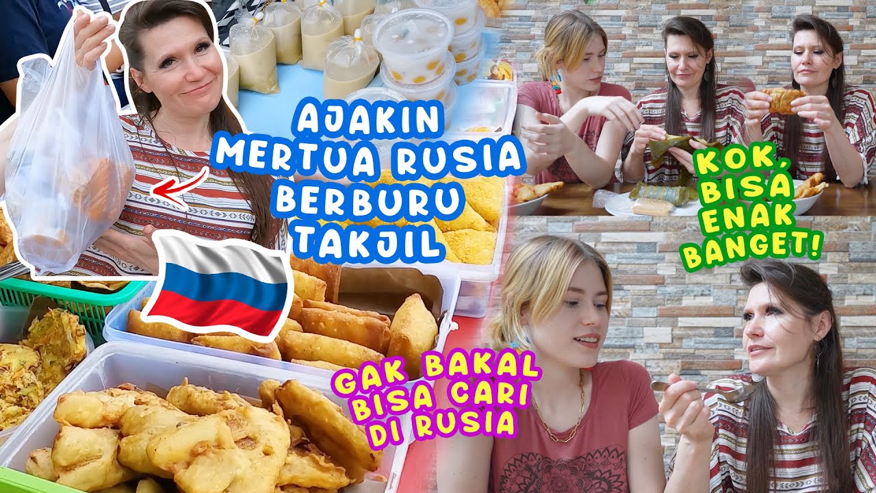 BERUNTUNGNYA MAMA MERTUA RUSIA BISA COBA TAKJIL DI HARI TERAKHIR PUASA / BERKAH RAMADHAN 🙌🏻🙌🏻🙌🏻