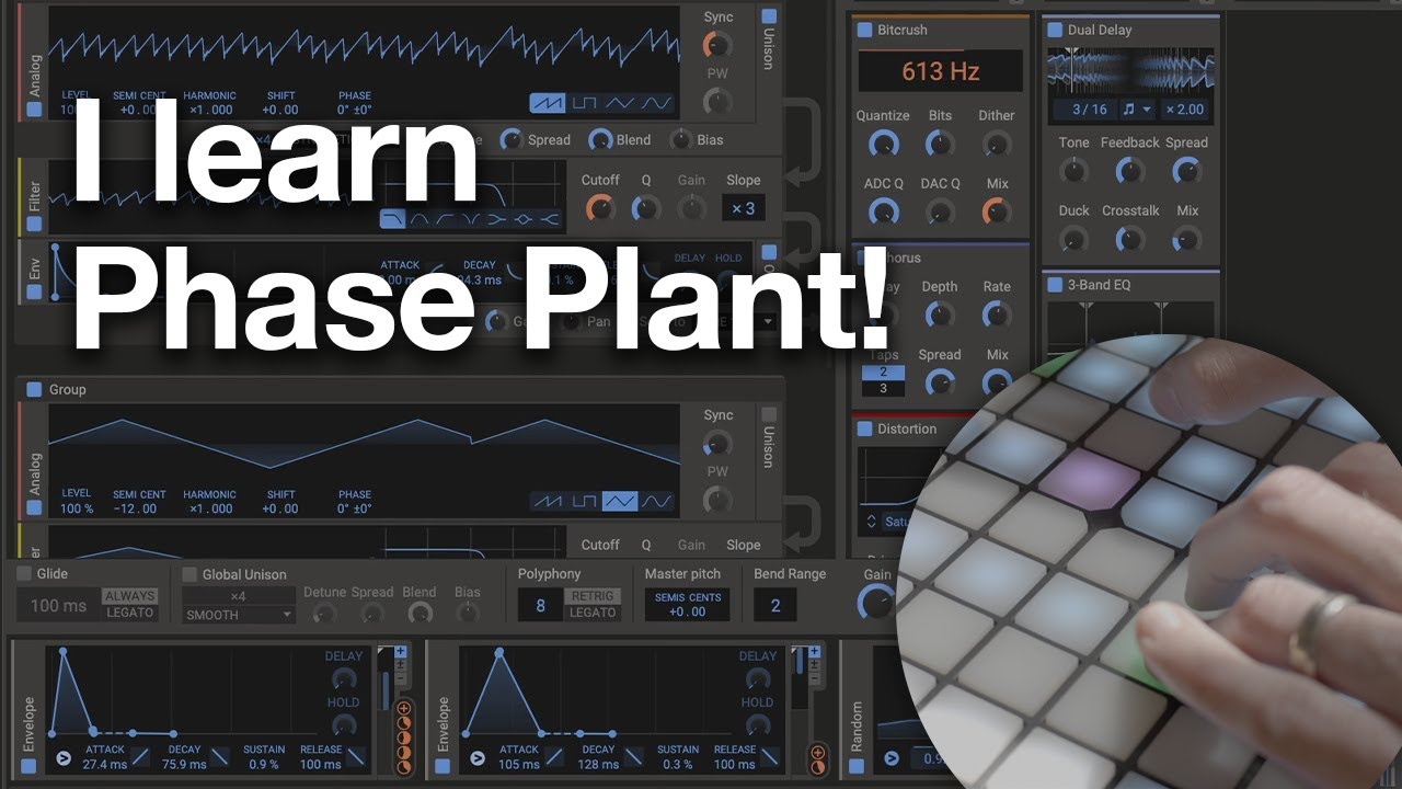 Let's learn Phase Plant - Synth Pluck