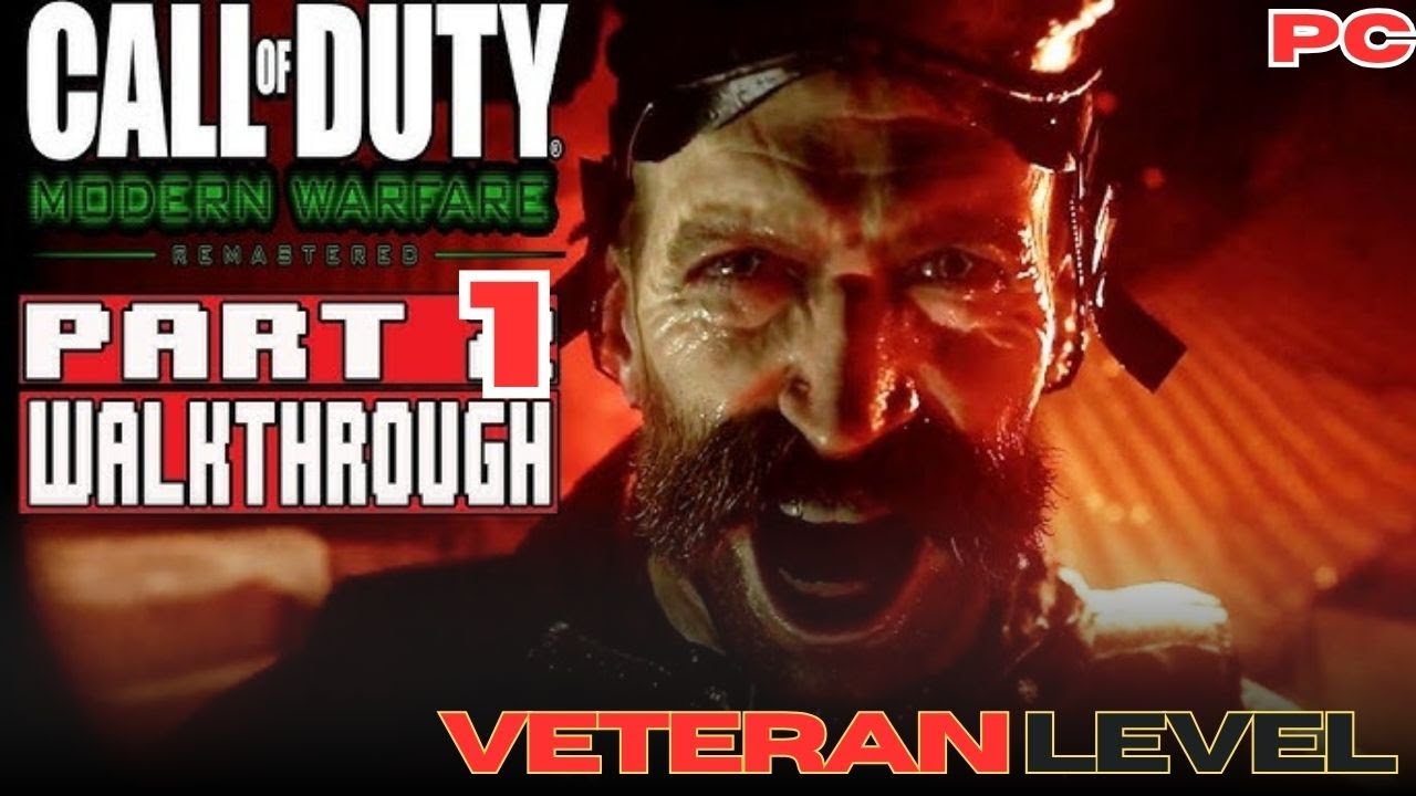 Call of Duty 4 Modern Warfare Walkthrough Campaign - Mission 1 (Crew Expendable) Veteran Level