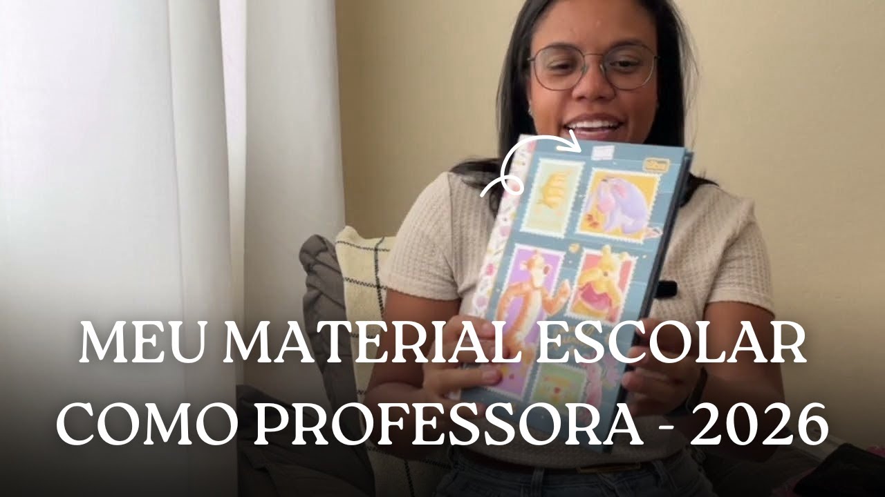 Meu material escolar como professora de inglês 2026