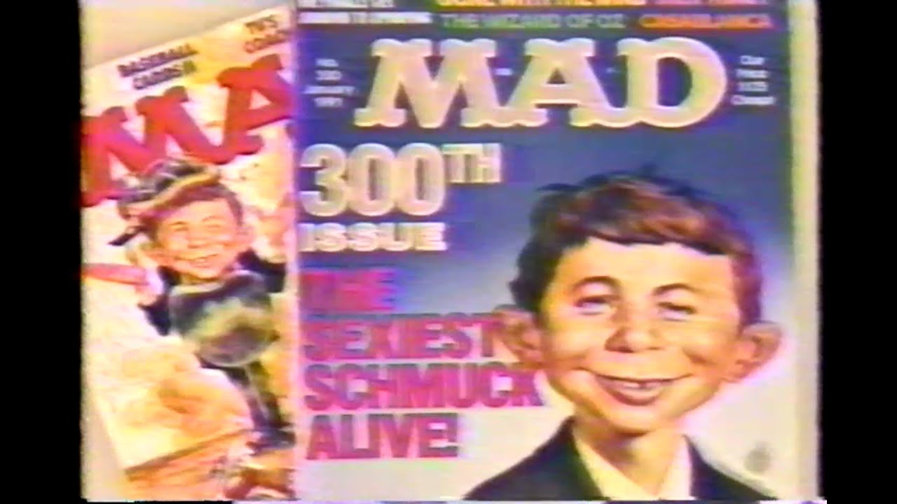 William Gaines and MAD Magazine staff - Real Story 4/1/91