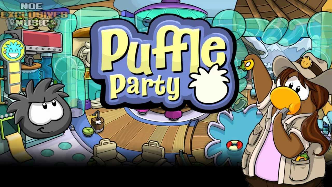 Club Penguin Music - Puffle Party 2012 Black Puffle Music [HD]