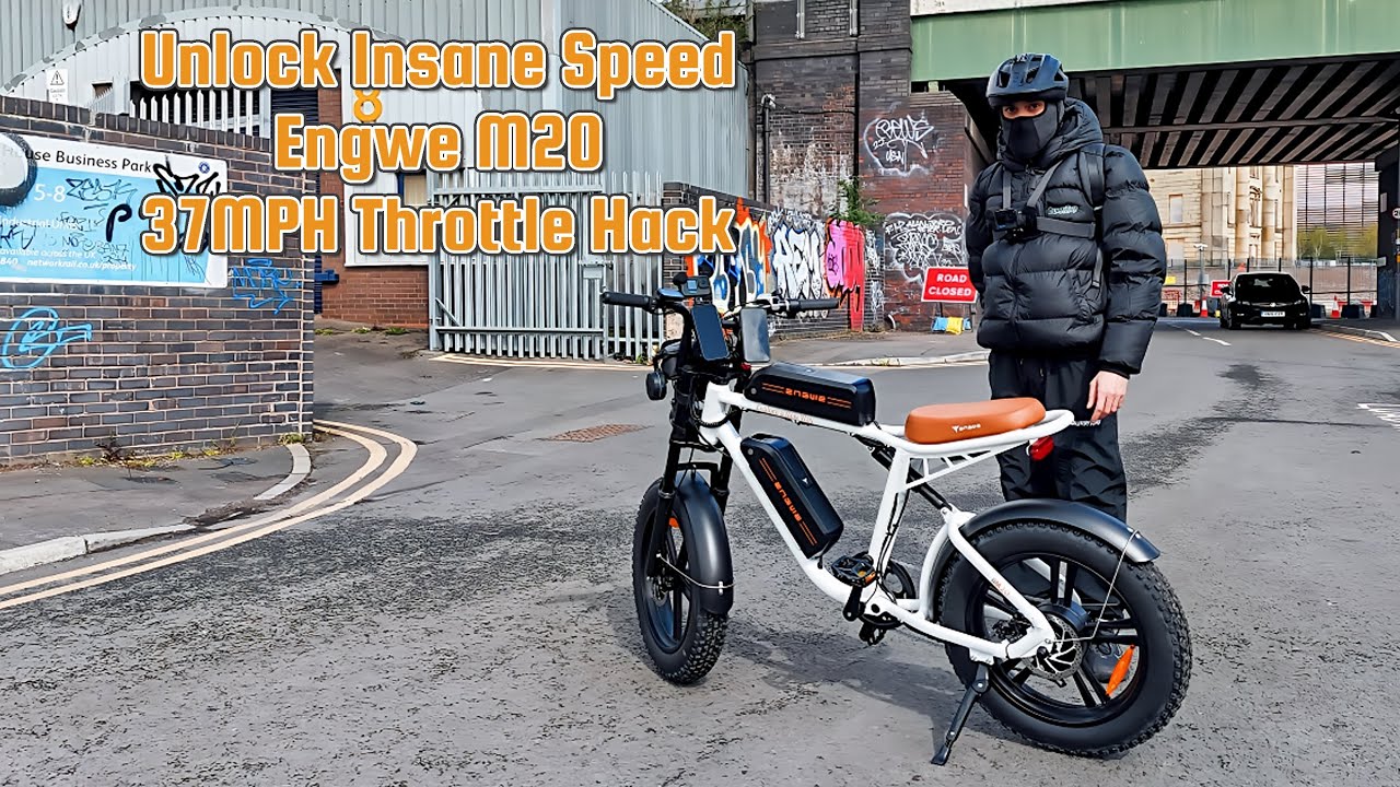 Разблокируйте БЕЗУМНУЮ скорость на электровелосипеде Engwe M20 Fat Tire 🚲⚡ Максимальная скорость ...